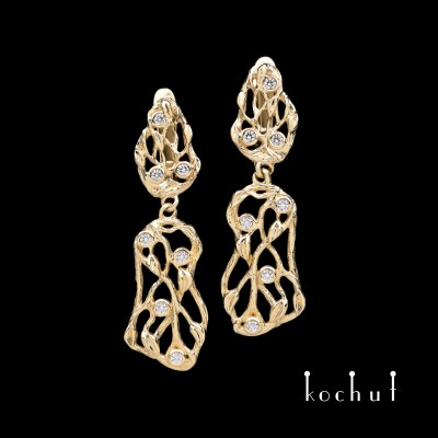 Gold earrings clearance in 10000